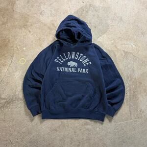 Y2K Prairie Mountain Yellowstone National Park Hoodie